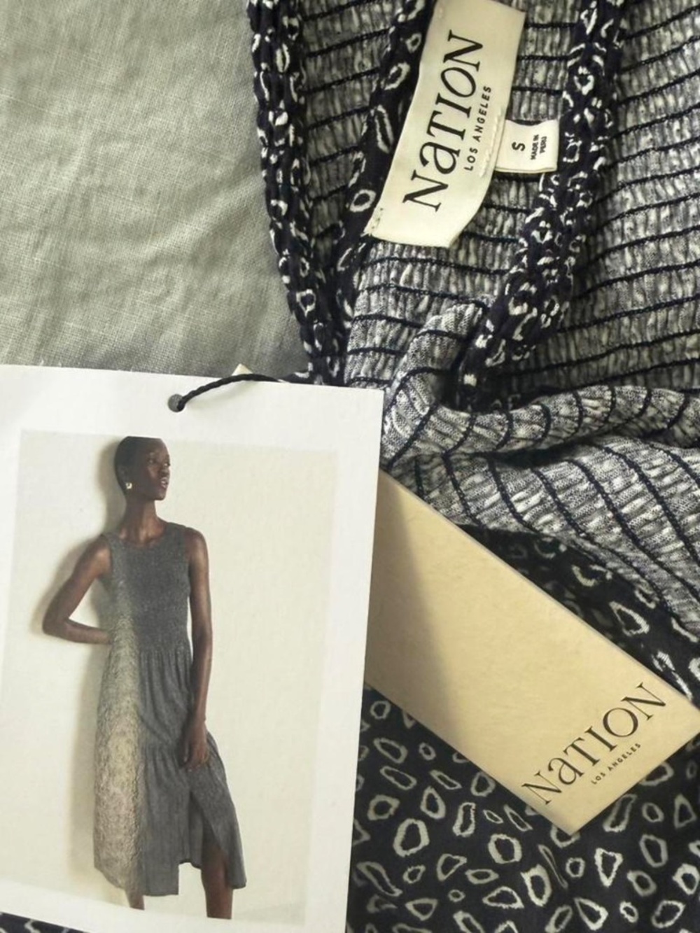 nation ltd dress 100% pima cotton size small $169 retail - Picture 6 of 6